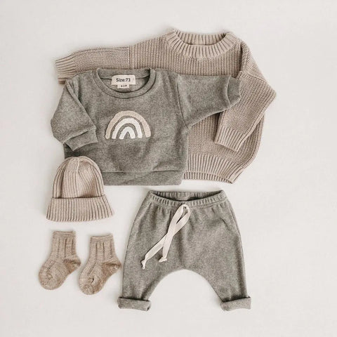 Frühling Herbst Baby Kleidung Set