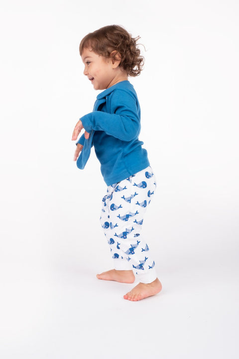 Boo Boo Haremshose Baby Hose - Blauwal
