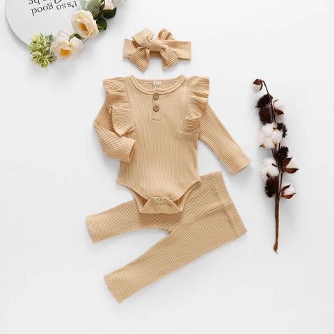 Herbstkleidung für Babys aus Baumwolle