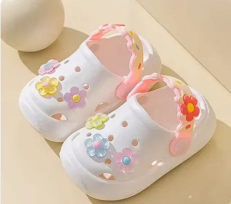 Sommer Kinder Blumen Hausschuhe und Sandalen