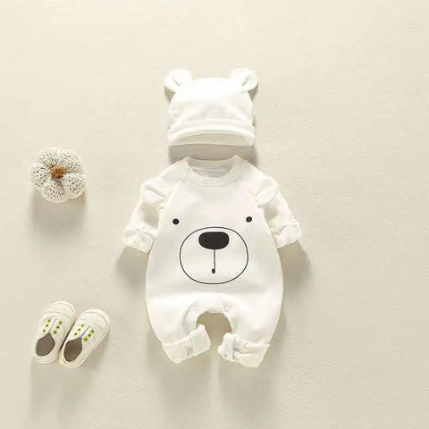 Neuer gestrickter Baby-Einteiler Set für Frühling und Herbst