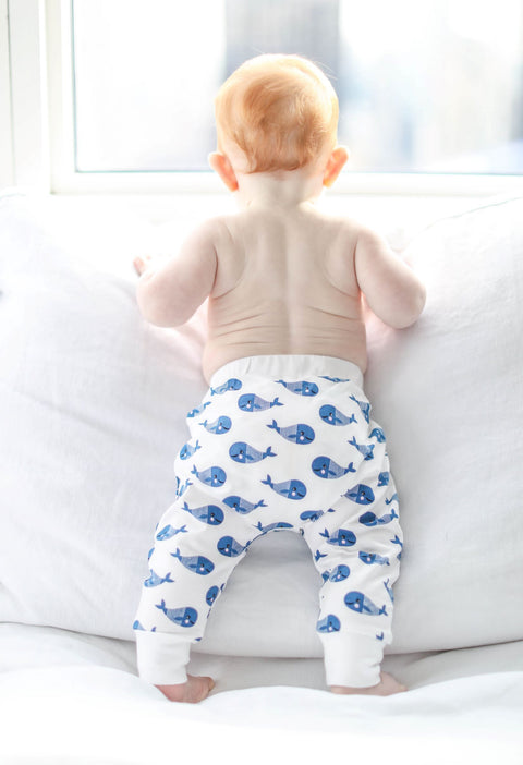 Boo Boo Haremshose Baby Hose - Blauwal