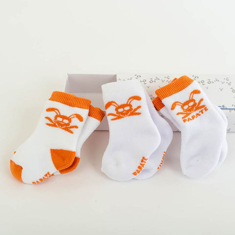 Papate - Neugeborenensocken aus Bio-Baumwolle Premium
