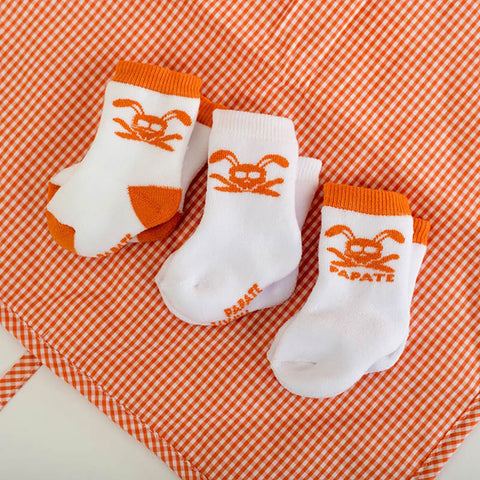 Papate - Neugeborenensocken aus Bio-Baumwolle Premium