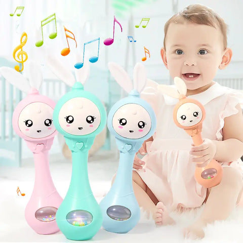 Blinkende Baby-Rassel mit Musik