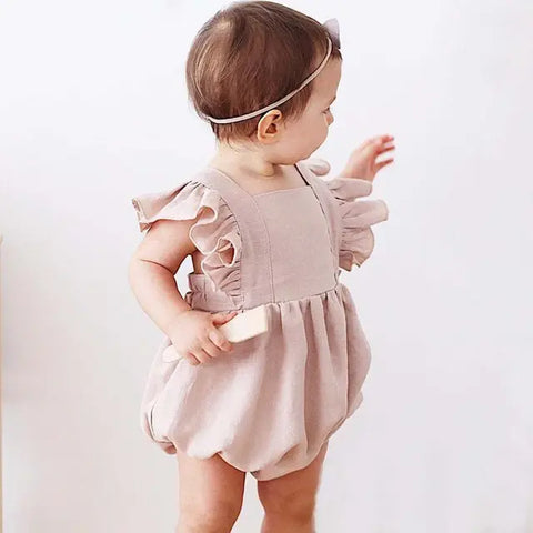 Vintage Leinen Baumwolle Kinderkleidung