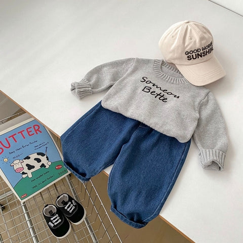 Baby Kleinkinder Set - Pullover mit Hose