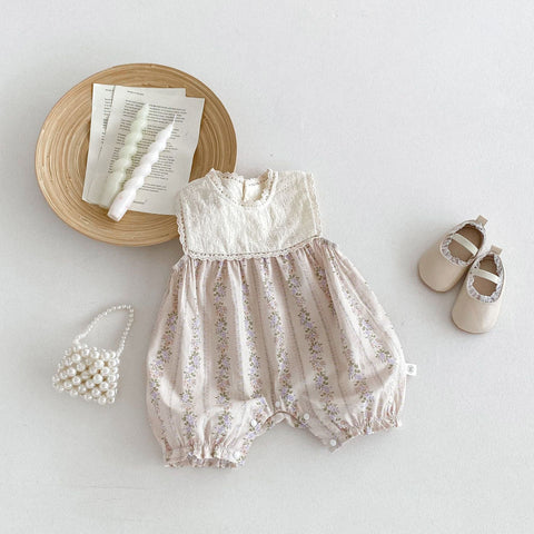 Neues Design Baby Mädchen Sommerkleid Blumenmuster