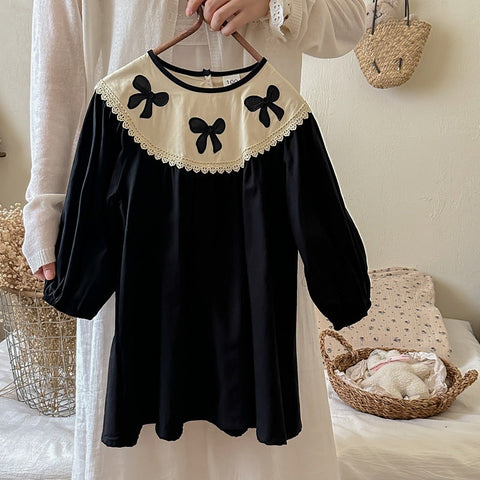 Herbst Frühling Happygirls Kleinkinder Kleid für Mädchens