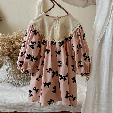 Herbst Frühling Happygirls Kleinkinder Kleid für Mädchens