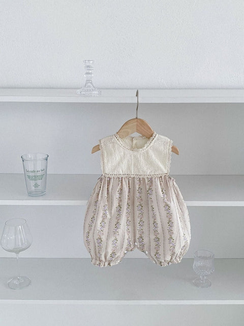 Neues Design Baby Mädchen Sommerkleid Blumenmuster
