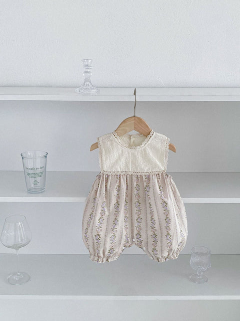 Neues Design Baby Mädchen Sommerkleid Blumenmuster