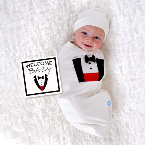 Baby Joe - Welcome Baby Sleeping Bag - Tuxedo Baby