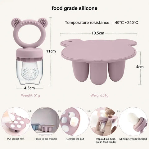 Baby Ice Cream Silikonform Eiscreme Halter