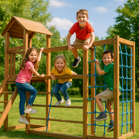 Klettergerüste & Kletterspielgeräte für Kinder – Indoor & Outdoor