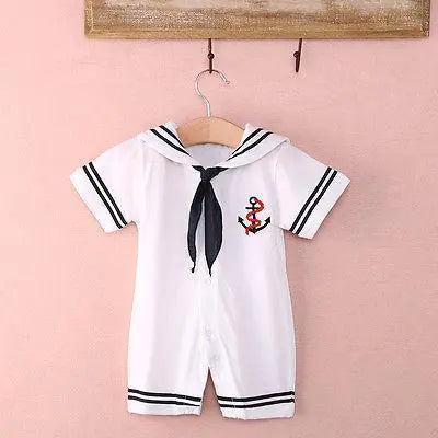 Baby Matrosen Strampler Overall Niedlich - Lässig