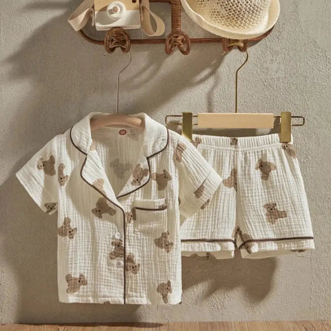 Pyjama-Set mit Bären Design (1–6 Jahre)
