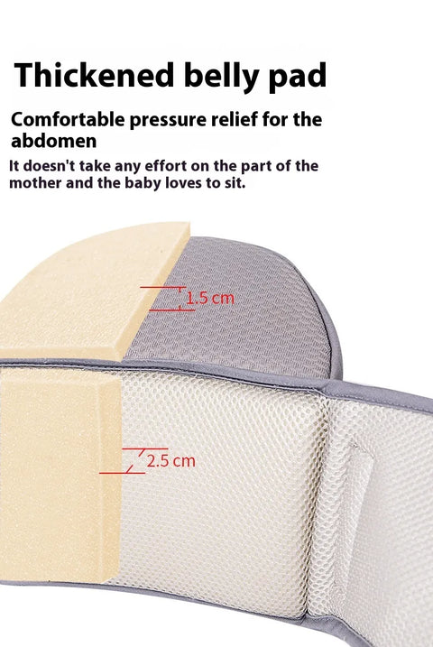 Babytrage mit Fronthalterung