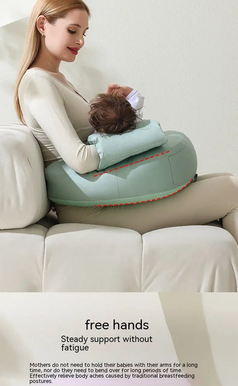 Ergonomisches Stillkissen zur Unterstützung der Fütterung