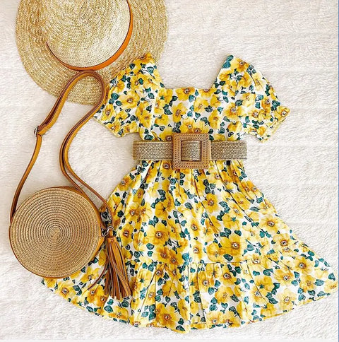 Sommer Prinzessin Kleinkind Mädchen Kleid