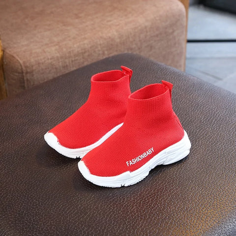 Fashion Baby Frühlings-Herbst Kinder Slip-on atmungsaktive Freizeitschuhe