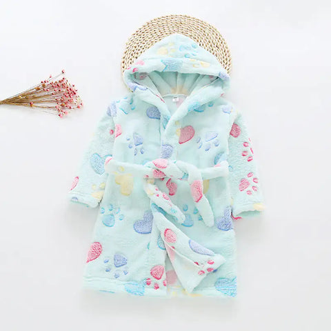 Flanellbademäntel für Babys - Kinder