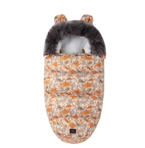 Babyschlafsack mit Fellkragen