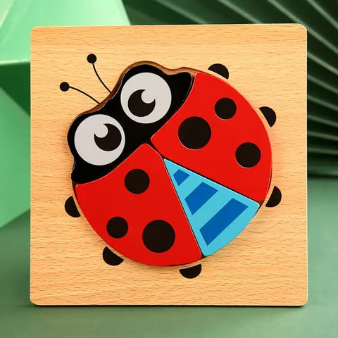 Holzpuzzle Baby Cartoon Tier