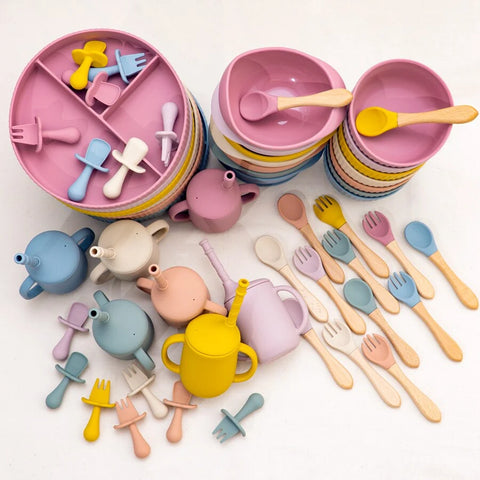 Baby Silikon Teller Set
