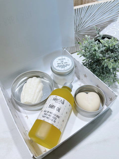 SenSha Coffret Baby Pflege Geschenkbox von Schweiz