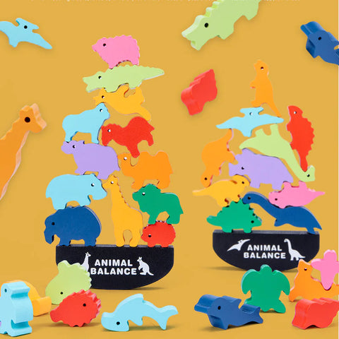 Animal Balance-Tierisches Bausteinspiel