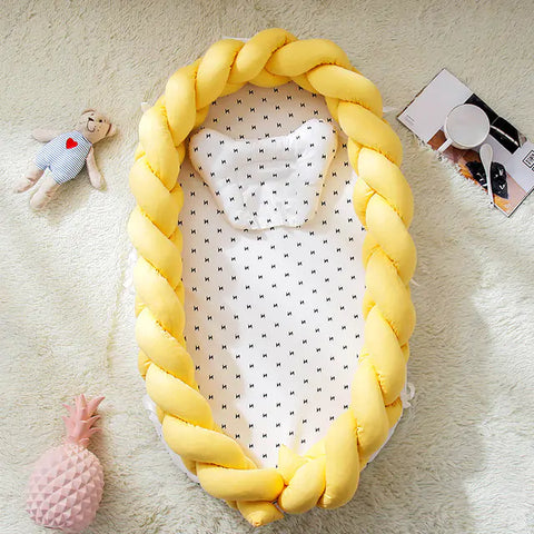 Designer tragbarer Babynest - Babybett aus hochwertigen Stoff
