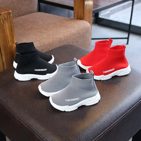 Fashion Baby Frühlings-Herbst Kinder Slip-on atmungsaktive Freizeitschuhe