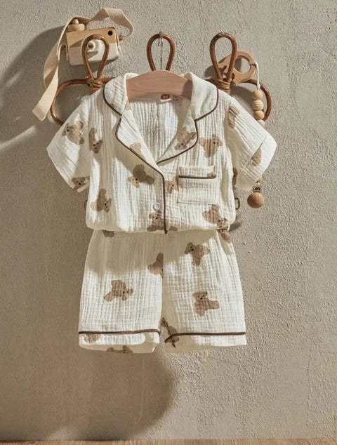 Pyjama-Set mit Bären Design (1–6 Jahre)