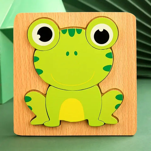 Holzpuzzle Baby Cartoon Tier