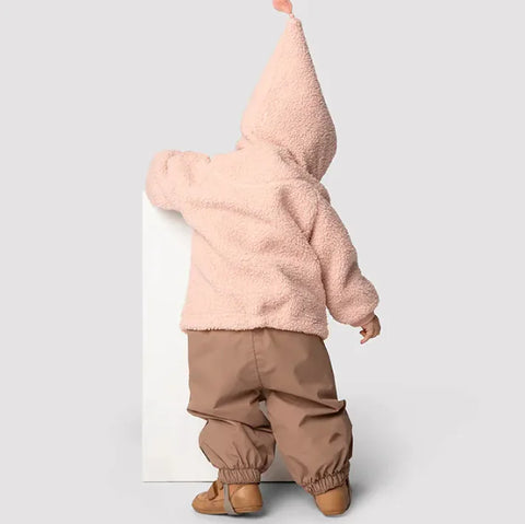 Warmer Polarfleece-Zipfelmütze-Plüschmantel