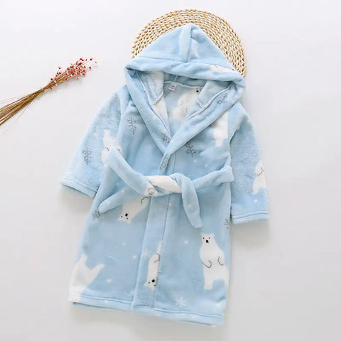 Flanellbademäntel für Babys - Kinder