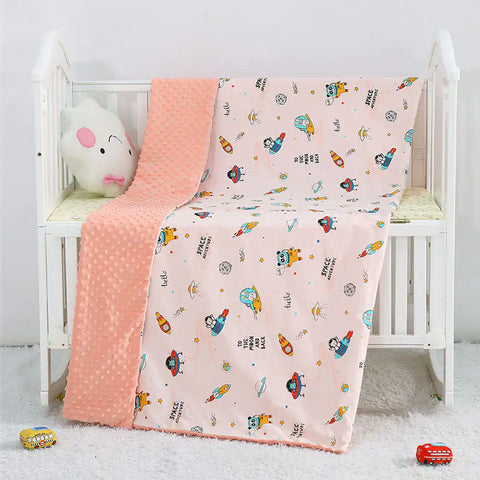 Cartoon Baby Blankets - Cotton 110 x 150 cm