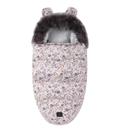 Babyschlafsack mit Fellkragen