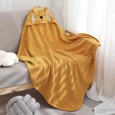 Babybadetuch aus Mikrofaser mit Cartoon-Motiv