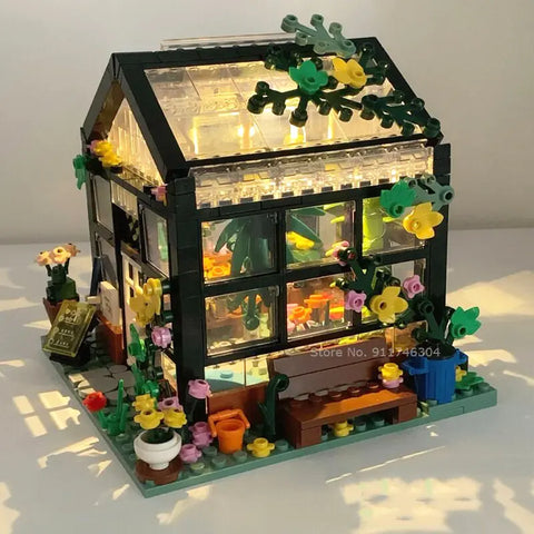 LED-Glashaus-Café Spielhaus für Kinder