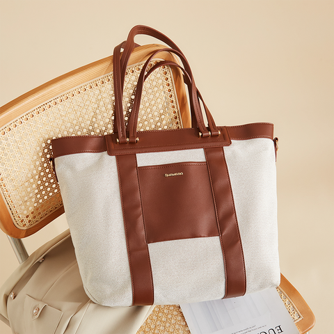 Elegant canvas diaper bag