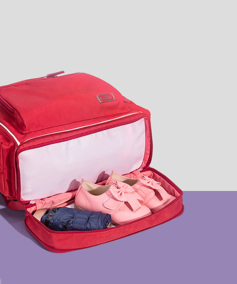 Fashionable diaper backpack with large capacity