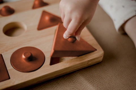 QToys Australien - Kleinkinder-Knopfform-Puzzle