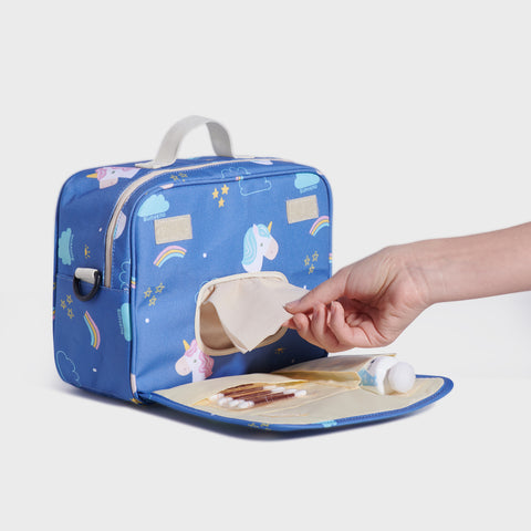 Waterproof diaper bag for changing diapers