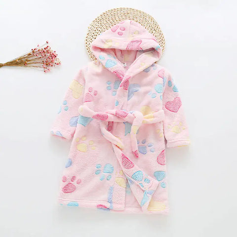 Flanellbademäntel für Babys - Kinder