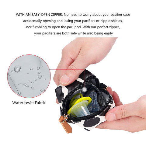 Waterproof pacifier bag for babies