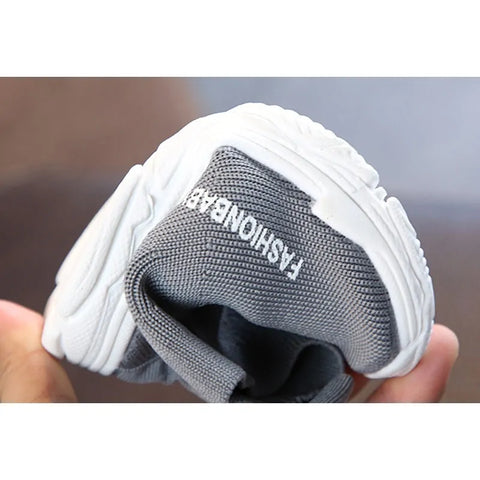 Fashion Baby Frühlings-Herbst Kinder Slip-on atmungsaktive Freizeitschuhe
