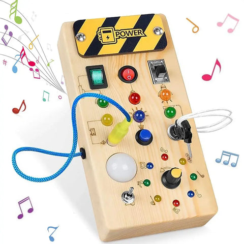 Sensorisches Spielzeug „Busy Board“