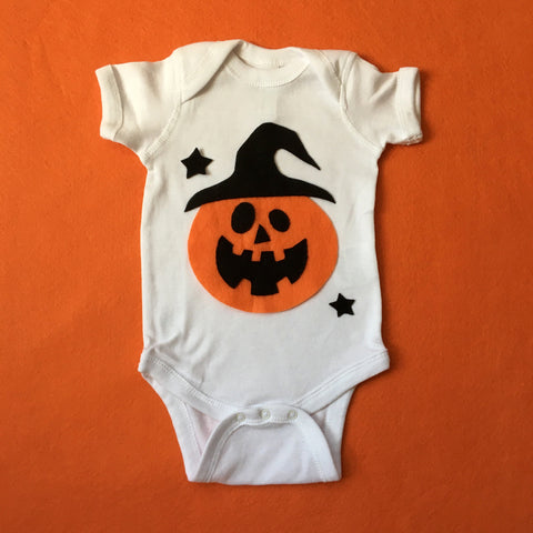 Halloween Baby Body - Handgenäht